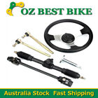 GO KART GO CART 150cc Steering Wheel Tie Rod Rack Adjustable Shaft Package