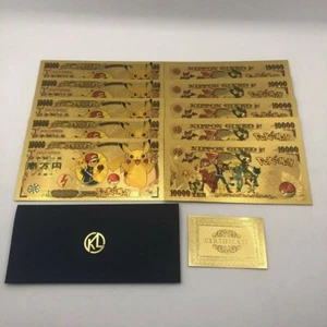 Pokemon Anime 10er Set Golden Tickets/Tickets 16cmx7,5cm - Bild 1 von 2
