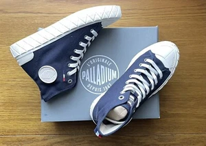 NUEVAS EN CAJA BOTAS DE ENTRENADOR PALADIO PALADIO ACE LONA MID Hi Top 5 Garantizadas Genuinas - Imagen 1 de 11