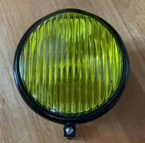NOS Vintage Fog Lights GAZ 21 24 Yellow Glass - Picture 1 of 12