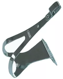 MKS Steel Toe Clips X-Large Chrome - Picture 1 of 1