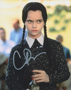 Autógrafo firmado por Christina Ricci THE ADDAMS FAMILY 8x10 BAS Beckett #fenix - Imagen 1 de 1