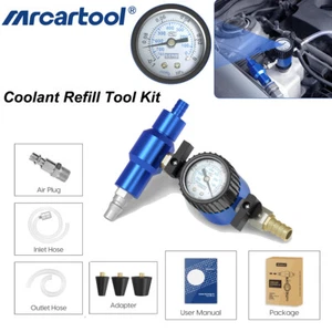 Car Radiator Pressure Leak Tester Vacuum Purge Cooling System Coolant Refill Kit - Picture 1 of 12