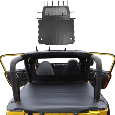 Outdoor Rear Trunk Soft Top Bikini Isolation Cover for Jeep Wrangler TJ 1997-06 - Image 1 of 4