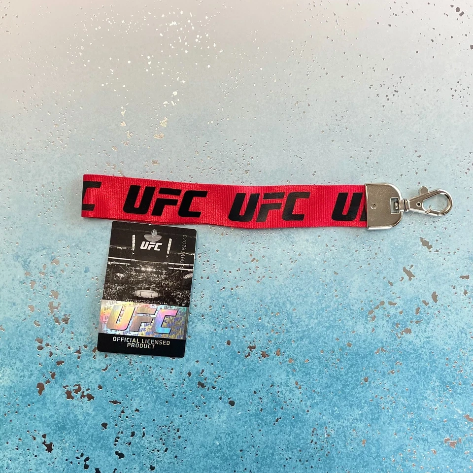 UFC LANYARD WRISTLETKEY-CHAIN STRAP *NEW* MIXED MARTIAL ARTS GOODS - Image 1 of 2