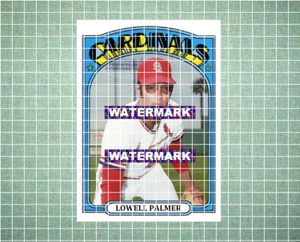 Lowell Palmer St. Louis Cardinals 1972 Style Custom Baseball Art Card - Picture 1 of 2