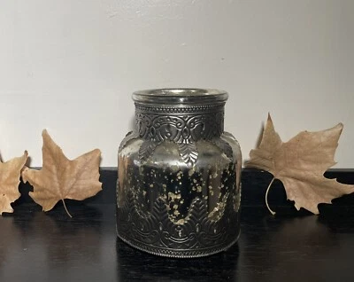 Pottery Barn: jarrón de vidrio de mercurio soplado a mano de 6,5 pulgadas Foto 1 de 3