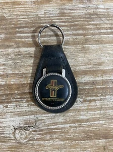 Vintage 80's Mustang Keychain Black - Picture 1 of 2