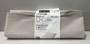 IKEA FROSON Cover For Chair Cushion, Outdoor Beige 50x50 cm / 19 5/8" x 19 5/8" - Picture 1 of 5