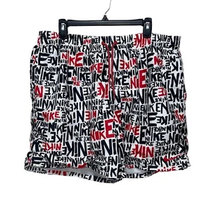 Nike Ropa Deportiva Estampado Completo Natación Gimnasio Pantalones Cortos Hombre’s XXL Cordón Malla - Imagen 1 de 9