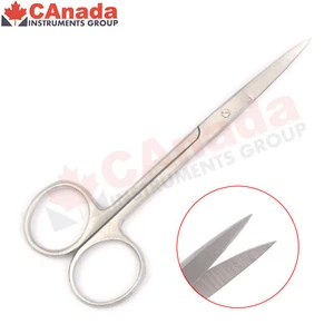 Iris Scissors Straight 4.5" Sharp/Sharp Stainless Steel Good Quality Instruments - Picture 1 of 4