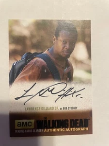 2016 Cryptozoic The Walking Dead Temporada 4 Lawrence Gilliard como Bob Autógrafos SP - Imagen 1 de 2