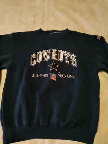 Vintage Dallas Cowboys Sweatshirt Authentic Pro Line Logo Athletic Sz L Cover