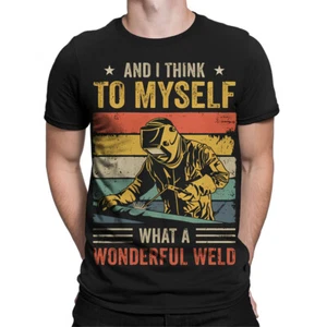 Lustiges Schweißer T-Shirt Baumwolle Komfort perfekt für Metallarbeiter Geschenk Tee #T490 - Bild 1 von 18