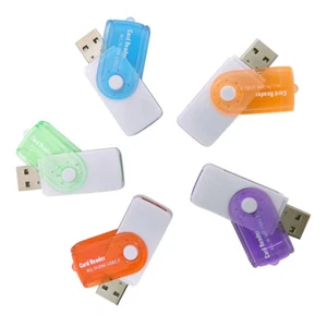 Useful 4 in 1 USB Memory Card Reader For MS MS-PRO TF Micro  High Speed.f8 - Afbeelding 1 van 4