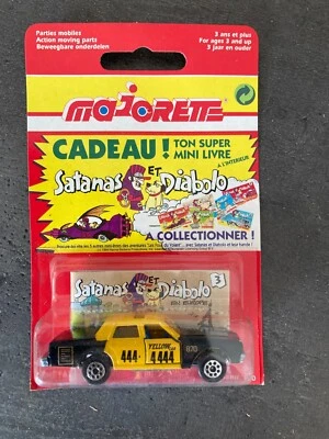 MAJORETTE série 200 SATANAS DIABOLO NEUF SOUS BLISTER CHEVROLET IMPALA TAXI  A17 - Photo 1/2