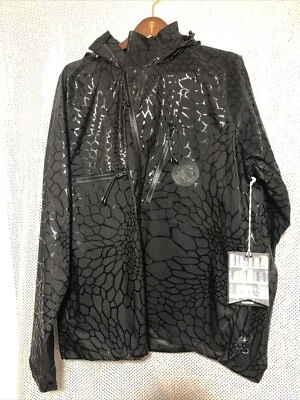PRPS Goods & Co Nuclear Black Hooded Jacket Hoodie Full Zip Retail $498 Size XL - Image 1 of 4