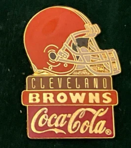 Cleveland Browns Coca-Cola Coke Helmet Logo Pin 1993 Coke Pin Series - Picture 1 of 1