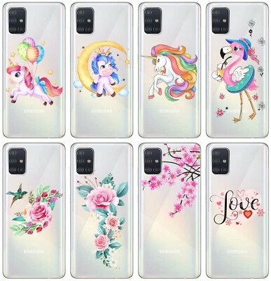 Custodia Cover per ZTE Blade A71 TPU Trasparente silicone morbida fantasia U9 - Immagine 1 di 3