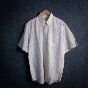 Camisa Viyella Hombre Grande Rayas Abotonada Manga Corta Multicolor - Imagen 1 de 8