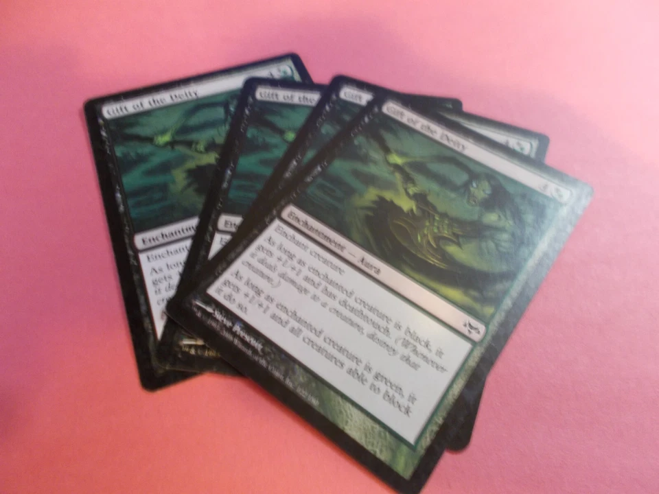 Gift of the Deity x4 MTG Eventide Multi-Color Common Enchantment Aura LP - Image 1 of 1