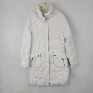 Chaqueta de Plumón CALVIN KLEIN Mujer PEQUEÑA Parka Larga BLANCA Clásica Ciudad DEFECTOS - Imagen 1 de 21