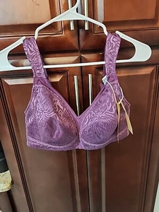 Wingslove Women's Wireless Minimizer Non-Padded Soft Full Figure Bra size 36DD - Picture 1 of 10