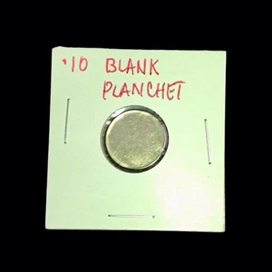Blank Planchet Dime Error Coin - Picture 1 of 4