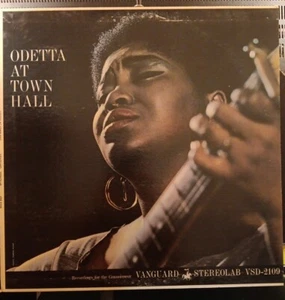 ODETTA AT TOWN HALL 1963 blues Folk  LP  (NM ) Vanguard vsd-2109  - Picture 1 of 14