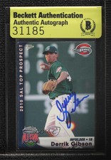 2010 MultiAd Sports South Atlantic League Top Prospects Derrik Gibson #11 Auto