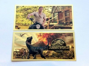 Jurassic World - Gold Foil Banknote  Collectable Note/Great Gift for Kids - Picture 1 of 3