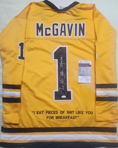 Christopher Mcdonald Auto Custom Happy Gilmore Hockey Trikot JSA Größe XL Shooter - Bild 1 von 3
