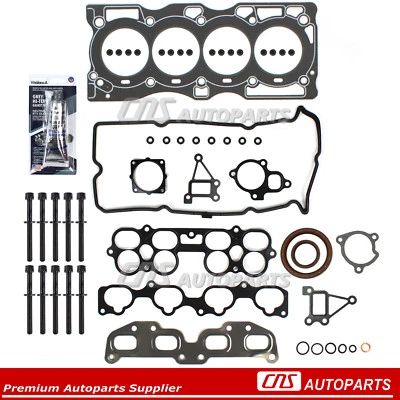 Fits 02-06 NISSAN 2.5L DOHC ENGINE Full Gasket Set W/ Head Bolts QR25DE - Image 1 of 2