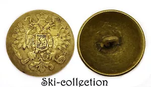 RUSSIA. Military Button, Imperial Eagle. Infantry, Troops (1857-1917) 22 Mm - Picture 1 of 2