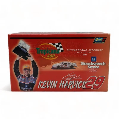 Revell 2001 1/24 Kevin Harvick #29 Tropicana 400 Nascar Diecast Goodwrench Foto 1 de 4