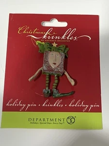 Seltene Krinkles PIN ROT GESCHENKPAKET Patience Brewster Dept 56 Weihnachten neu nicht mehr produziert - Bild 1 von 3