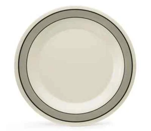 G.E.T. WP-10-CA 1 Dz - 10-1/2" Diamond Cambridge Wide Rim Melamine Plate - Picture 1 of 1