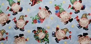 Timeless Treasures - Christmas ๐ Gnomes Quilting Fabric - Picture 1 of 2