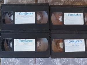 VHS Care Bears Lot of 4 No Cases Pre-owned - Imagen 1 de 3