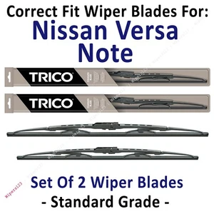 Paquete de 2 escobillas limpiaparabrisas estándar para Nissan Versa Note 30280/110 2014+ - Imagen 1 de 1