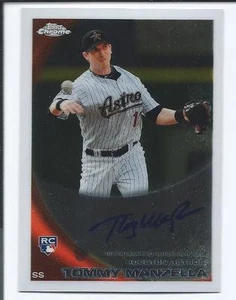 Topps 2010 cromo autógrafo #207 Tommy Manzella RC (Astros) - Imagen 1 de 1