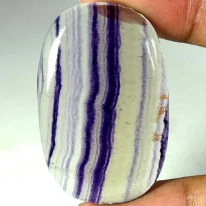 100% Natural Afghanistan Fluorite Cushion Cab Loose Gemstone 28x43x06mm 75.70Cts - Picture 1 of 3