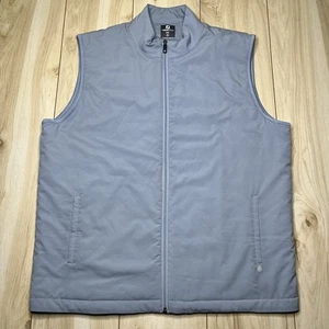 Footjoy THERMOSERIES Full Zip Vest Puffer Quilted Light Blue Softshell Mens 2XL - Picture 1 of 12