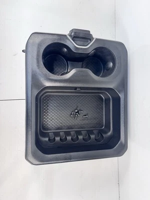Dodge Ram 1500 2019-2025 consola central portavasos deslizante y bandeja de almacenamiento OEM Foto 1 de 3