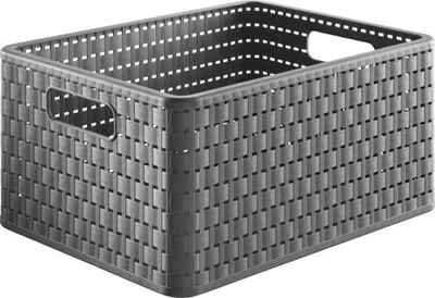 Rotho Korb Country A4, 18 L anthrazit  Boxen, Körbchen & Kisten - Bild 1 von 4