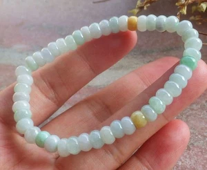 Brazalete Brazalete Cuentas Circulares JADEÍTA Natural Verde Certificado Video 418430 - Imagen 1 de 7