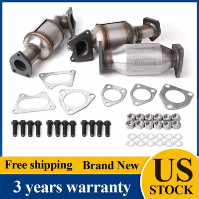 Catalytic Converter Set Bank 1 & 2 & Rear For 2005-2008 Honda Odyssey 3.5L USA - Image 1 of 4