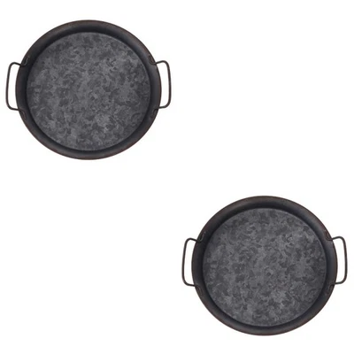  2 Pack Serviertablett Mit Henkel Brotanzeige Foto -Requisite -Tablett - Bild 1 von 4