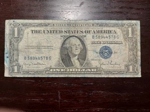US 1 Dollar Silver Certificate Blue Seal 1935 - Picture 1 of 2