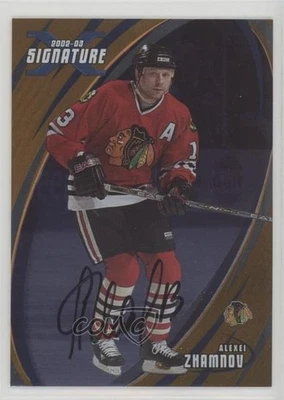 2002 ITG Be A Player Signature Series Gold Signatures Alex Zhamnov Alexei Auto - Image 1 of 2